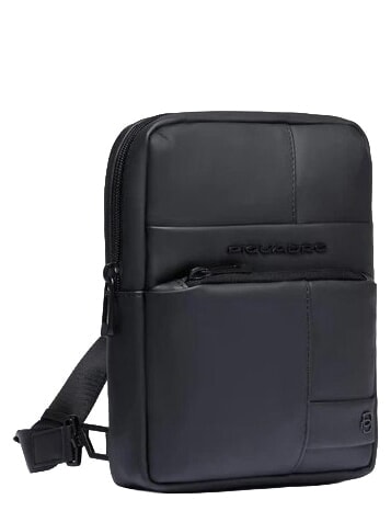 WOLLEM Bolsa de tela engomada negro - Bandoleras Hombre