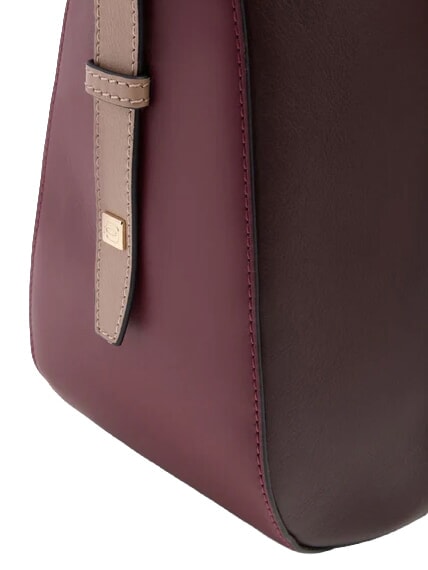 CIRCLE  burdeos/rosa - Bolsos Mujer