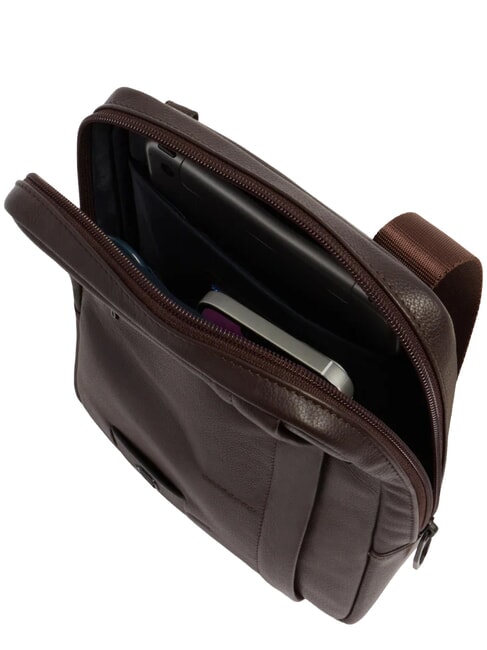 W137 Bolso de cuero MORO - Bandoleras Hombre