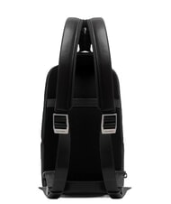 PIQUADRO VICTOR Mochila de cuero de un solo hombro negro - Mochilas para port&aacute;til - 3