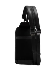 PIQUADRO VICTOR Mochila de cuero de un solo hombro negro - Mochilas para port&aacute;til - 4