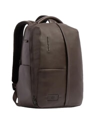 PIQUADRO RUSSEL Mochila de cuero para port&aacute;til de 15,6" - Mochilas para port&aacute;til