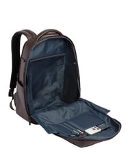 PIQUADRO RUSSEL Mochila de cuero para port&aacute;til de 15,6" MORO - Mochilas para port&aacute;til - 5
