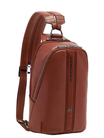 VICTOR Mochila de cuero de un solo hombro CUERO - Mochilas para port&aacute;til