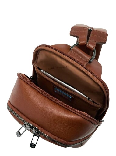 VICTOR Mochila de cuero de un solo hombro CUERO - Mochilas para port&aacute;til