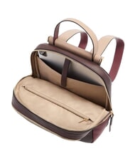 PIQUADRO CIRCLE Mochila de cuero burdeos/rosa - Bolsos Mujer - 4