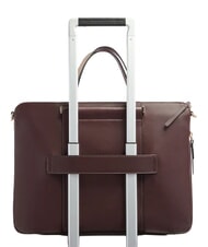 PIQUADRO CIRCLE Bolso para port&aacute;til de piel de 14" burdeos/rosa - Maletines de Trabajo - 3