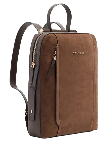 CIRCLE  Mochila CIRCLE para pc de 14 "PC / iPad Air - iPad Pro 9.7 / iPad 11" Ante color nogal oscuro - Mochilas para port&aacute;til