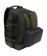 PIQUADRO W145 Mochila de viaje con soporte para port&aacute;til de 15,6". VERDE - Mochilas Escuela & Tiempo Libre - 3