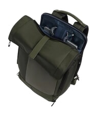 PIQUADRO W145 Mochila enrollable para port&aacute;til de 15,6". VERDE - Mochilas Escuela & Tiempo Libre - 4