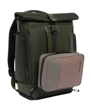 PIQUADRO W145 Mochila enrollable para port&aacute;til de 15,6". VERDE - Mochilas Escuela & Tiempo Libre - 5