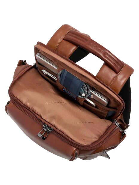 W143 Mochila de viaje y soporte para port&aacute;til de 14 pulgadas CUERO - Mochilas Escuela & Tiempo Libre