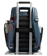 PIQUADRO W143 Mochila de viaje y soporte para port&aacute;til de 14 pulgadas azul - Mochilas Escuela & Tiempo Libre - 3