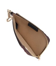 PIQUADRO CIRCLE Tarjetero/llavero de piel burdeos/rosa - Carteras Hombre - 4