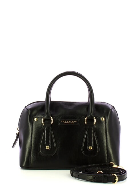 CECILIA Bolso de hombro con correa para el hombro Oro negro - Bolsos Mujer