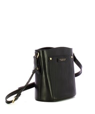 THE BRIDGE CECILIA Bolso cubo de cuero Oro negro - Bolsos Mujer - 2