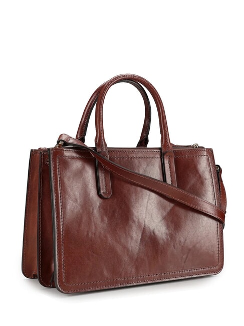 BEATRICE Bolso de mano con correa para el hombro. BROWN - Bolsos Mujer
