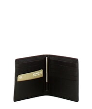 PIQUADRO X1 Cartera de cuero martillado negro - Carteras Hombre - 2