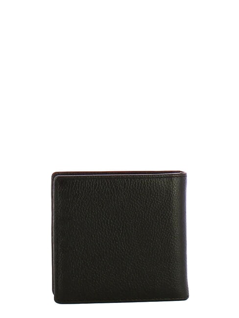 X1 Cartera de cuero martillado negro - Carteras Hombre