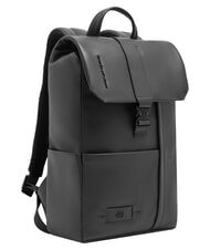 PIQUADRO RUSSEL Mochila para port&aacute;til de 14" con solapa negro - Mochilas Escuela & Tiempo Libre - 2