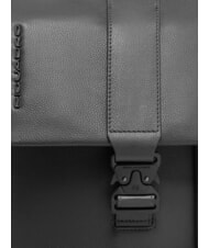 PIQUADRO RUSSEL Mochila para port&aacute;til de 14" con solapa negro - Mochilas Escuela & Tiempo Libre - 5