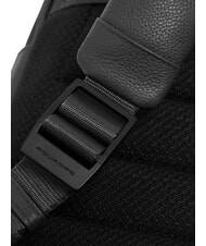 PIQUADRO RUSSEL Mochila para port&aacute;til de 14" con solapa negro - Mochilas Escuela & Tiempo Libre - 7