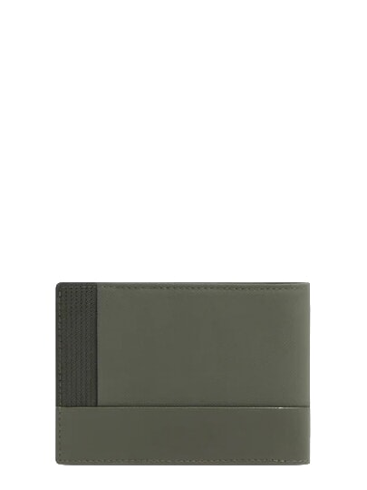 W145 Cartera de 7 compartimentos VERDE - Carteras Hombre