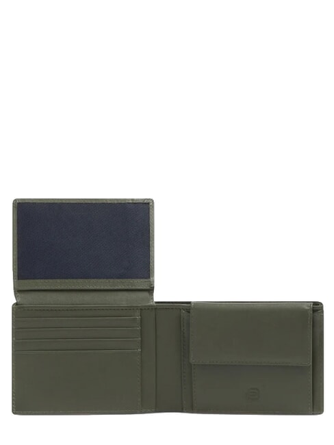 W145 Cartera de 7 compartimentos VERDE - Carteras Hombre