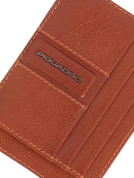 W143 Tarjetero plano de cuero CUERO - Carteras Hombre