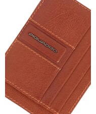 PIQUADRO W143 Tarjetero plano de cuero CUERO - Carteras Hombre - 3