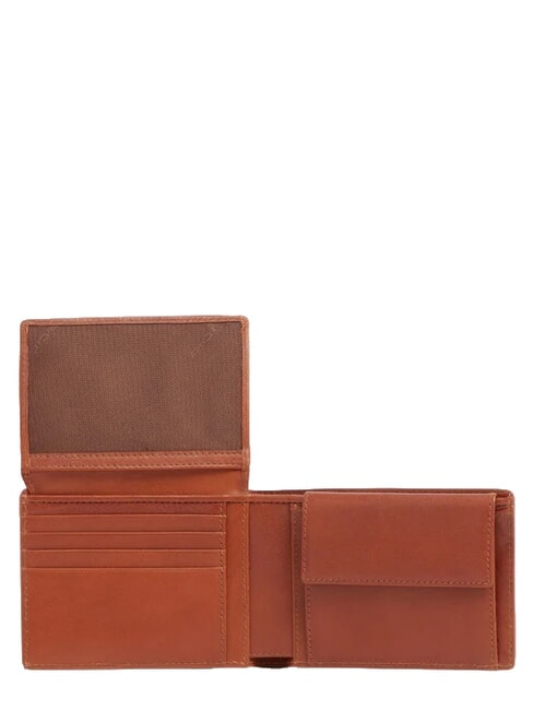 W143 Cartera de piel con 7 compartimentos CUERO - Carteras Hombre