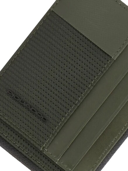 W145 Tarjetero de 6 ranuras VERDE - Carteras Hombre