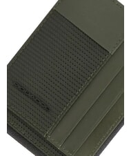 PIQUADRO W145 Tarjetero de 6 ranuras VERDE - Carteras Hombre - 3