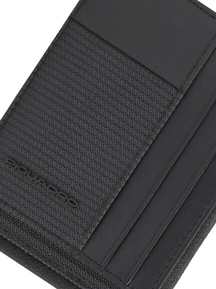W145 Tarjetero de 6 ranuras negro - Carteras Hombre