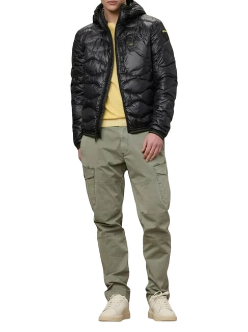 WAVE Chaqueta corta acolchada de plumas negro - Chaquetas de plumas para hombre