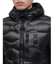 BLAUER WAVE Chaqueta corta acolchada de plumas negro - Chaquetas de plumas para hombre - 5