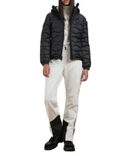 BLAUER CAMELIA Chaqueta corta acolchada con plumas Interior negro y beige 301 - Chaquetas de plumas de mujer - 3