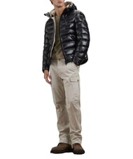 BLAUER ADAMS Chaqueta corta, relleno de guata Interior negro y beige 301 - Chaquetas de plumas para hombre - 3