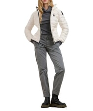 BLAUER CAMELIA Chaqueta corta acolchada con plumas blanco &oacute;ptico - Chaquetas de plumas de mujer - 3