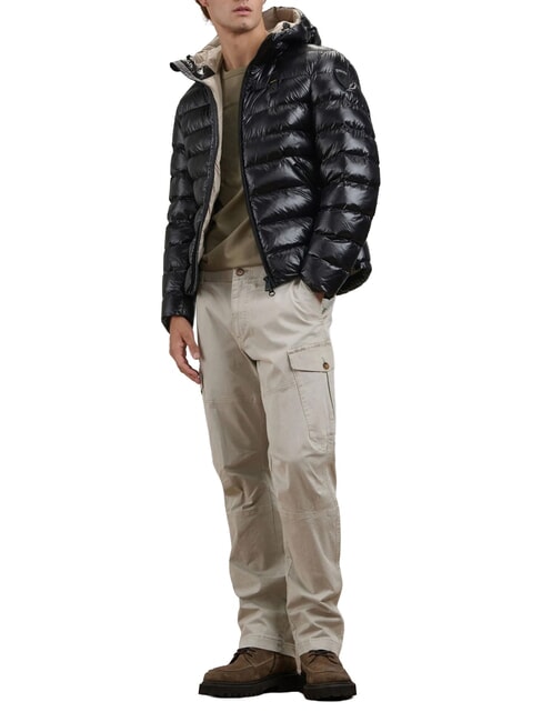 ADAMS Chaqueta corta, relleno de guata Interior negro y beige 301 - Chaquetas de plumas para hombre