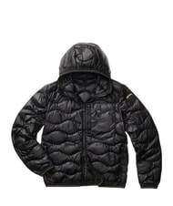 BLAUER WAVE Chaqueta corta acolchada de plumas negro - Chaquetas de plumas para hombre - 4
