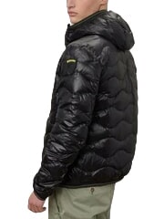 WAVE Chaqueta corta acolchada de plumas negro - Chaquetas de plumas para hombre