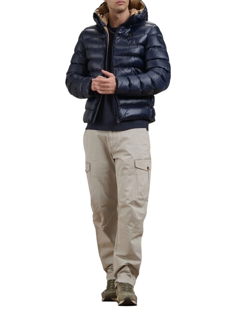 ADAMS Chaqueta corta, relleno de guata tabaco azul - Chaquetas de plumas para hombre