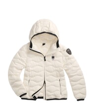 BLAUER CAMELIA Chaqueta corta acolchada con plumas blanco &oacute;ptico - Chaquetas de plumas de mujer - 4