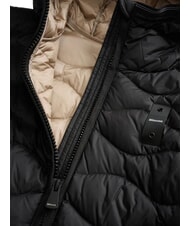 BLAUER CAMELIA Chaqueta corta acolchada con plumas Interior negro y beige 301 - Chaquetas de plumas de mujer - 5