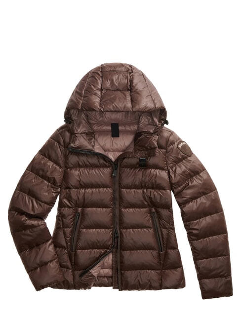 CAROLL Chaqueta t&eacute;rmica de plumas acolchada con guata. marr&oacute;n 30b int marr&oacute;n 30c - Chaquetas de plumas de mujer