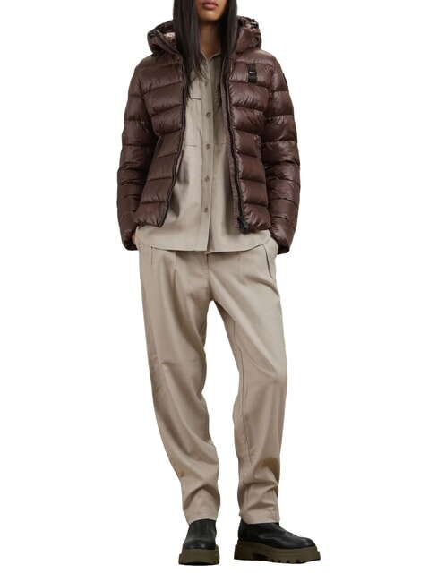 CAROLL Chaqueta t&eacute;rmica de plumas acolchada con guata. marr&oacute;n 30b int marr&oacute;n 30c - Chaquetas de plumas de mujer