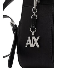ARMANI EXCHANGE ISABEL Mochila con bolsillo frontal negro - Bolsos Mujer - 4