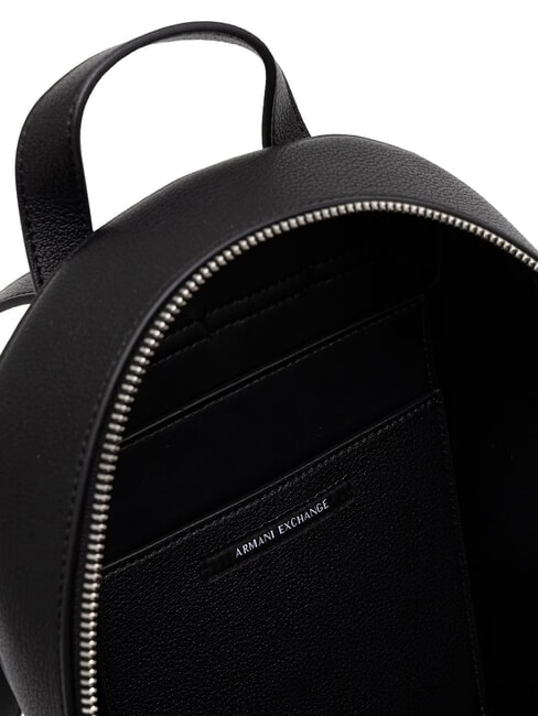 ISABEL Mochila con bolsillo frontal negro - Bolsos Mujer