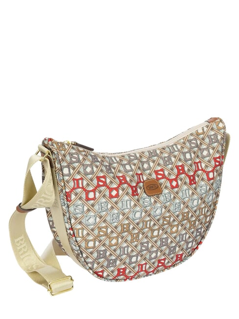 X-COLLECTION Bolso peque&ntilde;o de media luna &iquest;macram&atilde;?                                      - Bolsos Mujer